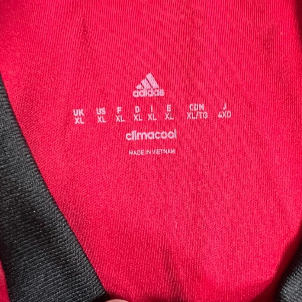 Adidas Soccer Jersey Mens XL Red Black Atlanta United FC 2017 Inaugural Season